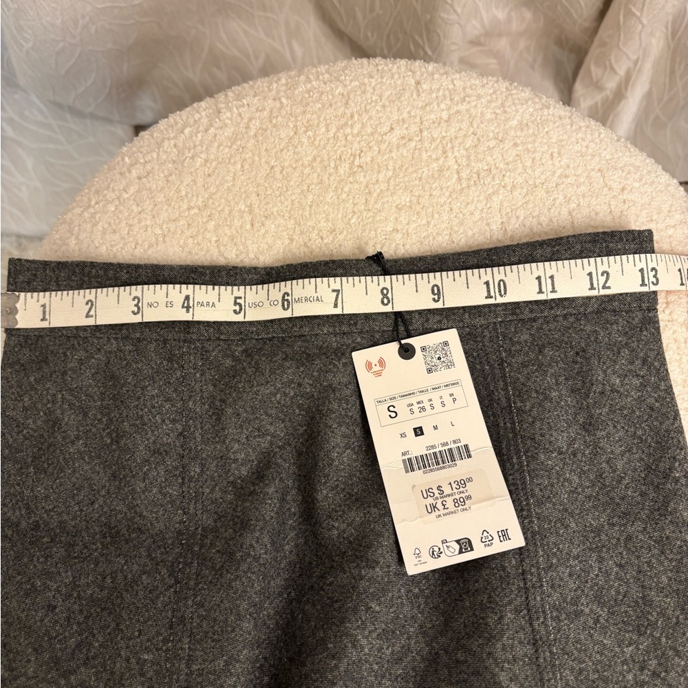 Zara Gray Maxi Skirt - Picture 5 of 5